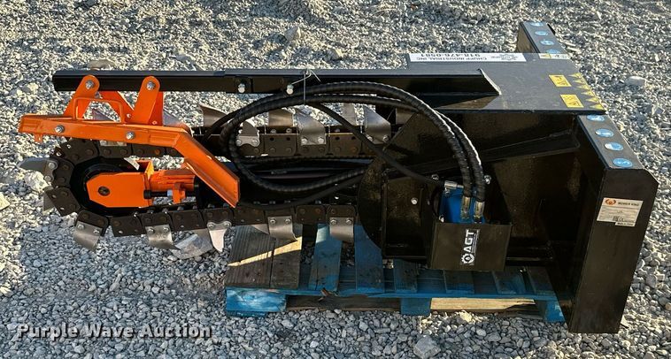 image for item KT9141 2023 Mower King ECSSCT72  skid steer trencher