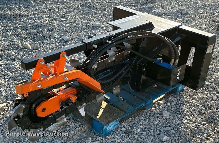 image for item KT9141 2023 Mower King ECSSCT72  skid steer trencher