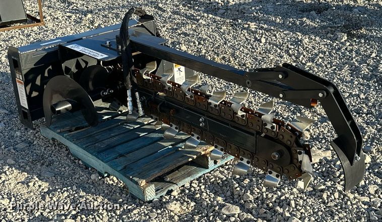 image for item KT9144 2023 Wolverine TCR-12-48H  skid steer trencher