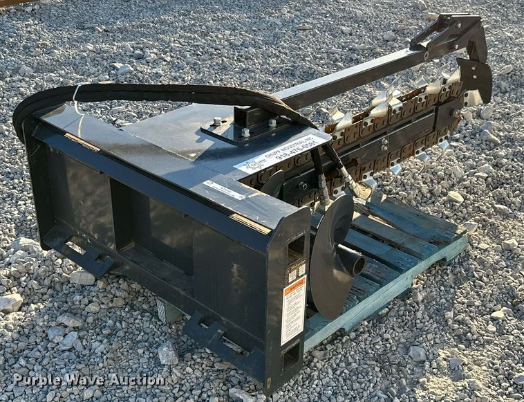 image for item KT9144 2023 Wolverine TCR-12-48H  skid steer trencher