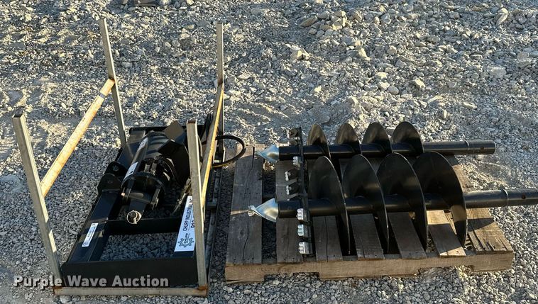 image for item KT9147 JCT Attachments  skid steer auger