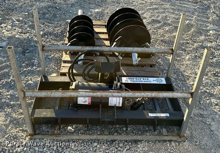 image for item KT9147 JCT Attachments  skid steer auger