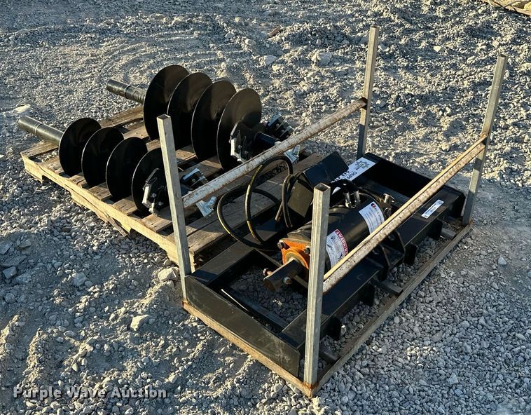 image for item KT9147 JCT Attachments  skid steer auger