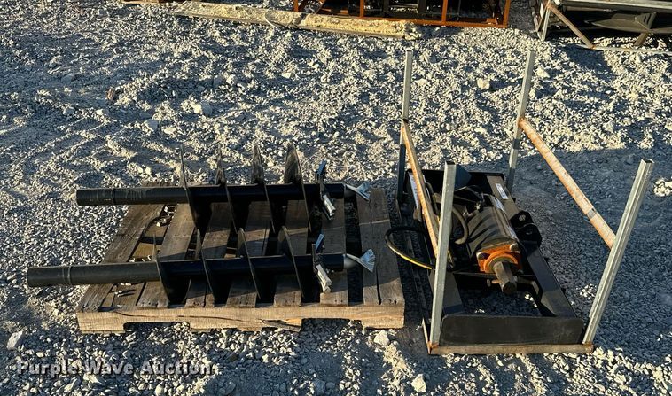 image for item KT9147 JCT Attachments  skid steer auger