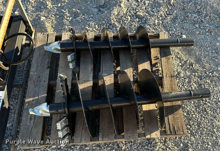 image for item KT9147 JCT Attachments  skid steer auger