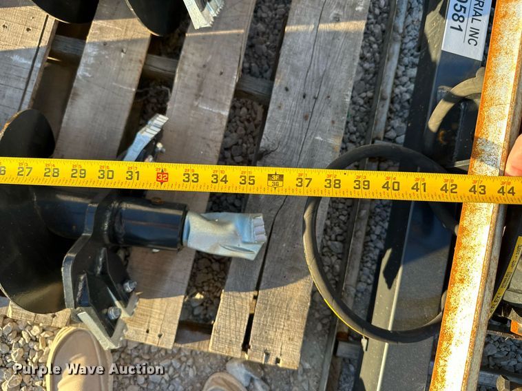 image for item KT9147 JCT Attachments  skid steer auger