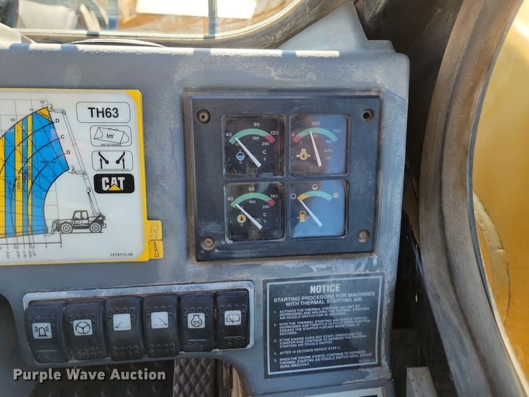 image for item KU9099 1995 Caterpillar TH63  telehandler