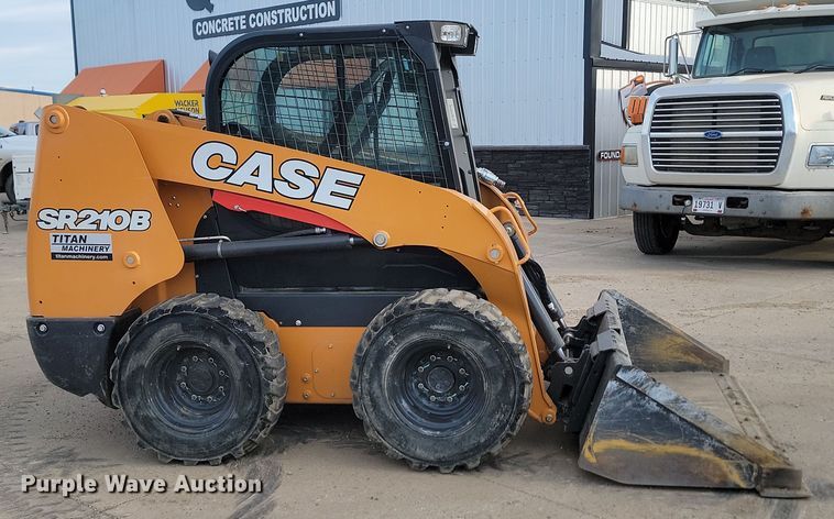 image for item KU9106 2022 Case SR210B  skid steer loader