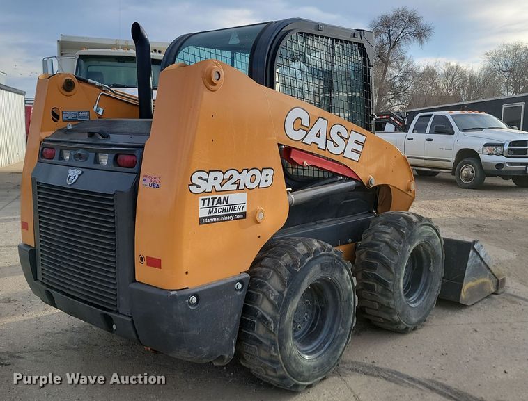 image for item KU9106 2022 Case SR210B  skid steer loader