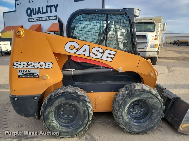 image for item KU9106 2022 Case SR210B  skid steer loader