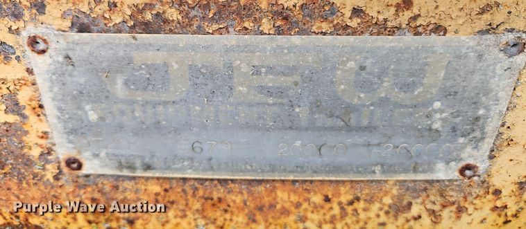 image for item LB9549 1978 JFW DT20  equipment trailer