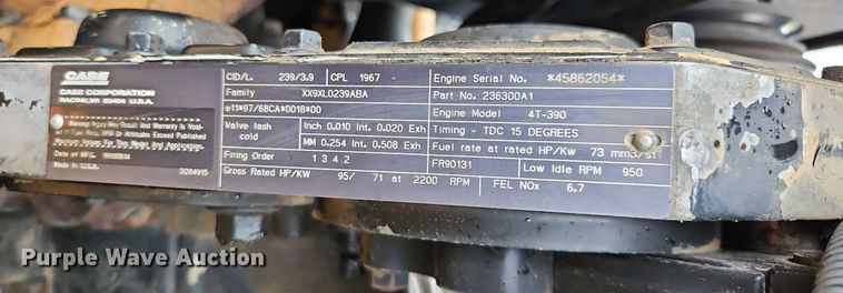 image for item LB9550 1999 Case 580 Super L Series II  backhoe