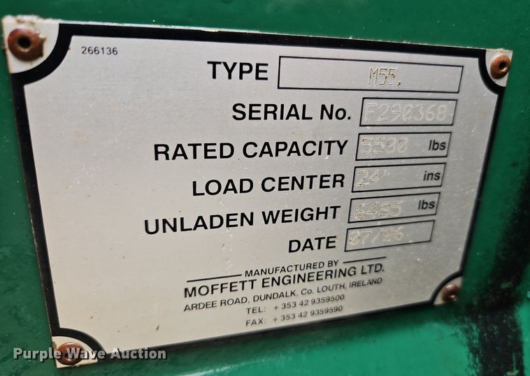 image for item LB9551 2006 Moffett M55  forklift
