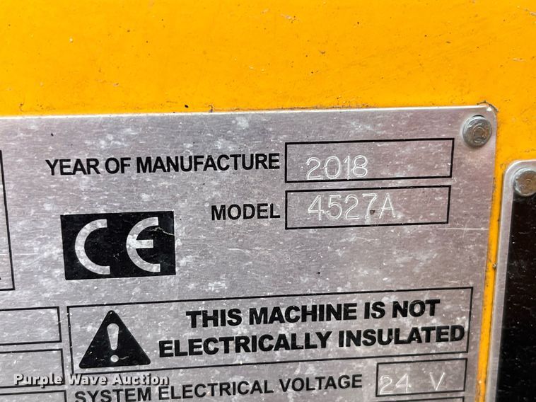 image for item LD9793 2018 Haulotte 4527A  boom lift