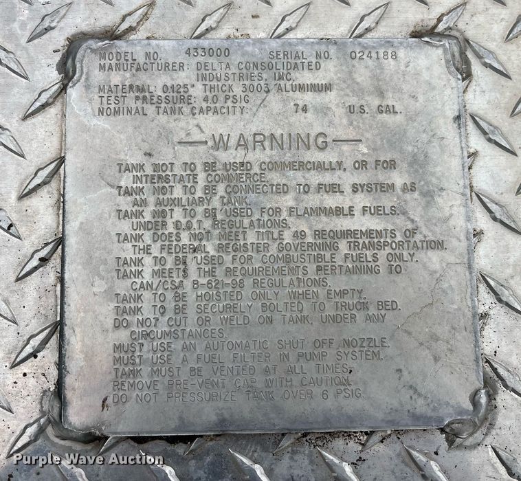 image for item LD9801 Fuel tank