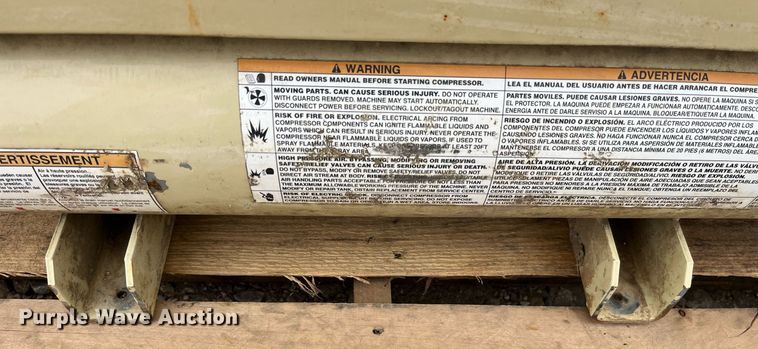 image for item LD9802 Ingersoll Rand SS3  air compressor