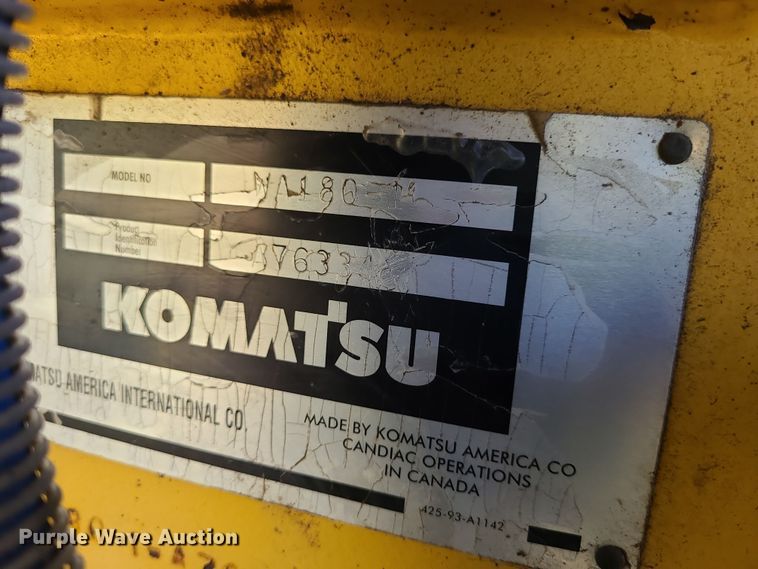 image for item LJ9298 1996 Komatsu WA180-1  wheel loader