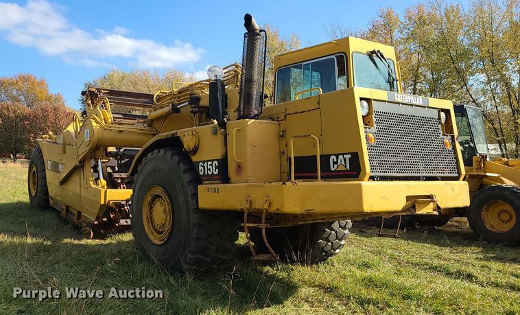 image for item LJ9299 1989 Caterpillar 615C  elevating scraper