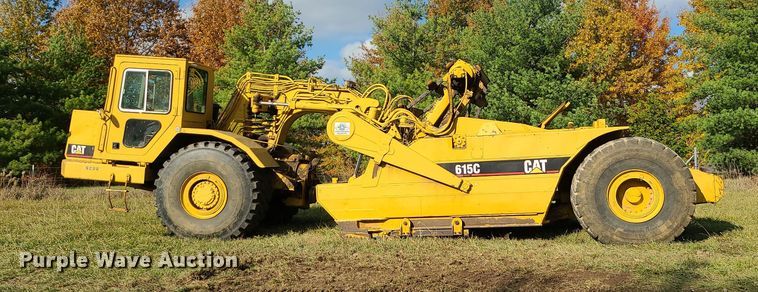 image for item LJ9299 1989 Caterpillar 615C  elevating scraper