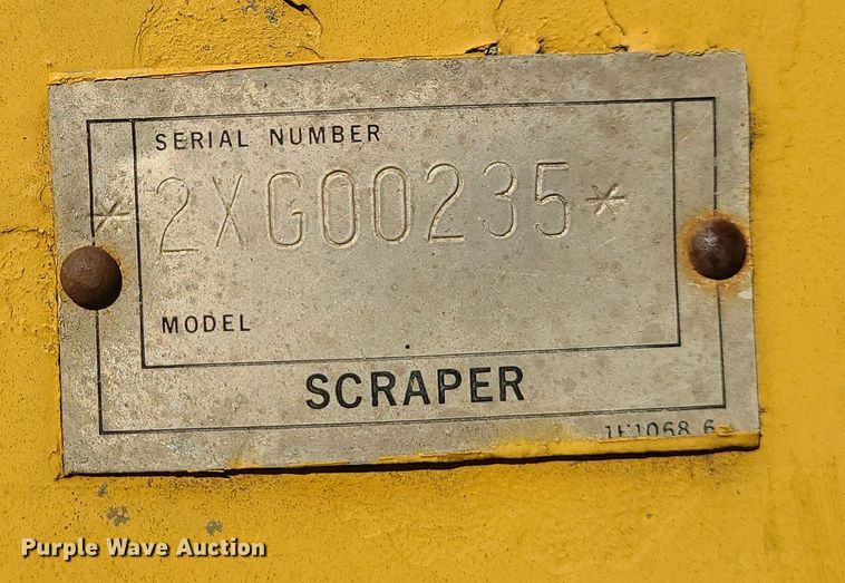 image for item LJ9299 1989 Caterpillar 615C  elevating scraper