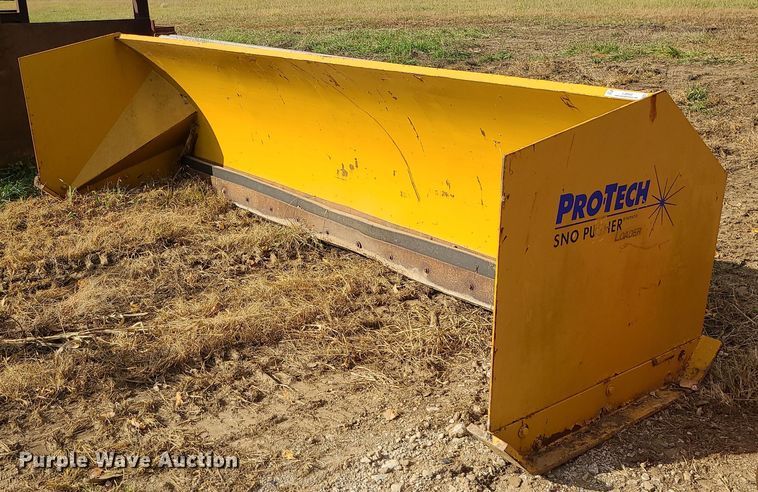 image for item LJ9303 Protech  168" W skid steer snow pusher