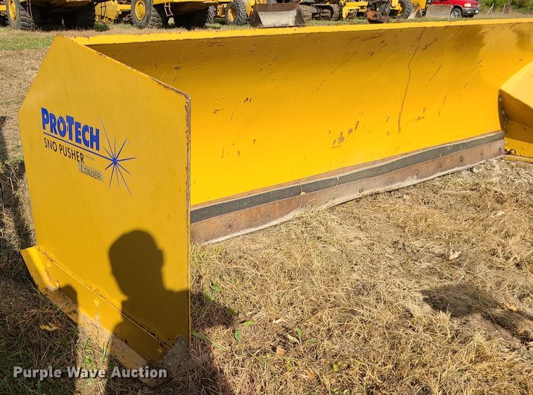 image for item LJ9303 Protech  168" W skid steer snow pusher