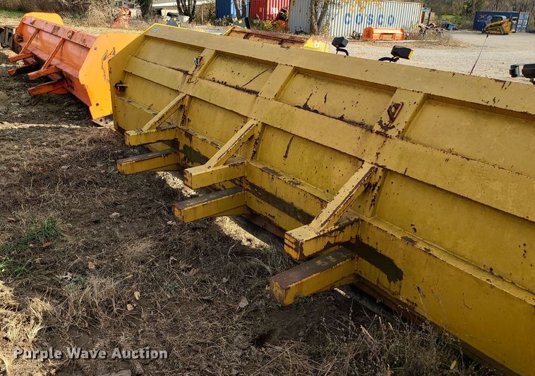 image for item LJ9303 Protech  168" W skid steer snow pusher