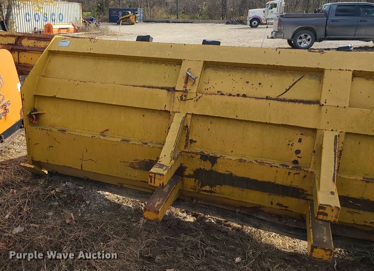 image for item LJ9303 Protech  168" W skid steer snow pusher