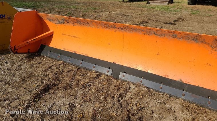 image for item LJ9304 Buyers Scoop Dogg  skid steer snow pusher