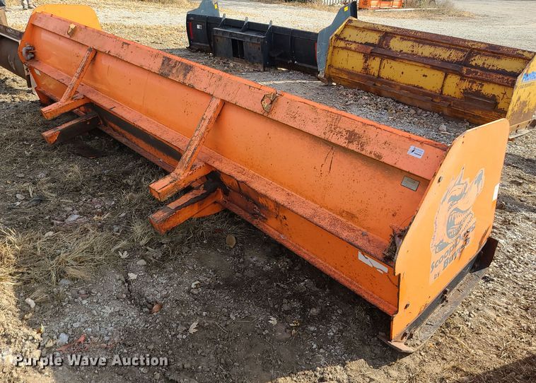 image for item LJ9304 Buyers Scoop Dogg  skid steer snow pusher