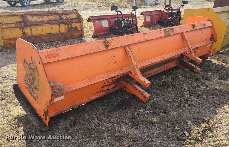 image for item LJ9304 Buyers Scoop Dogg  skid steer snow pusher