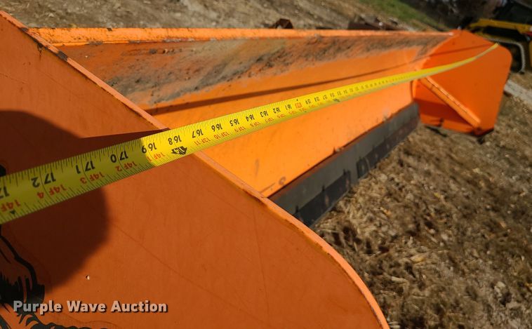 image for item LJ9304 Buyers Scoop Dogg  skid steer snow pusher