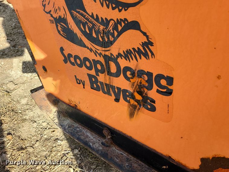 image for item LJ9304 Buyers Scoop Dogg  skid steer snow pusher