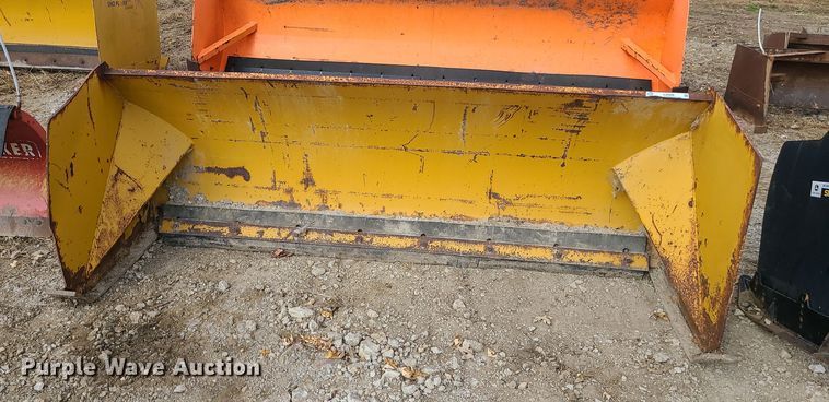 image for item LJ9308 Protech  skid steer snow pusher