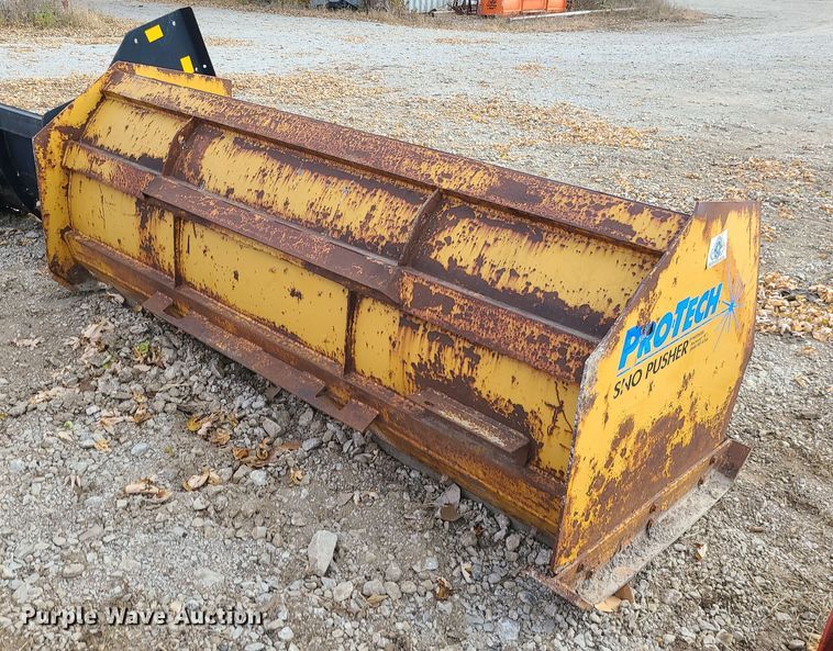image for item LJ9308 Protech  skid steer snow pusher