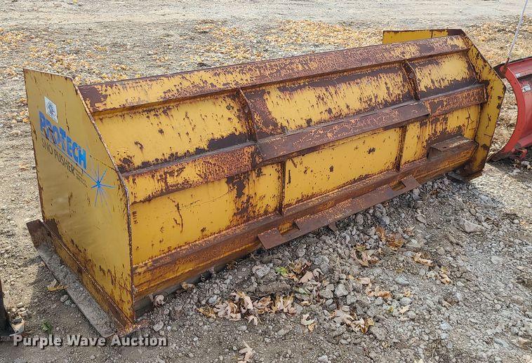 image for item LJ9308 Protech  skid steer snow pusher