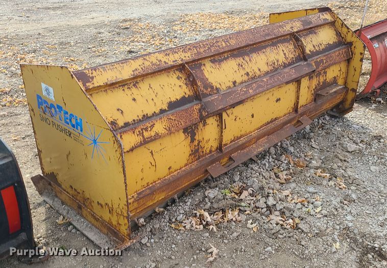 image for item LJ9308 Protech  skid steer snow pusher