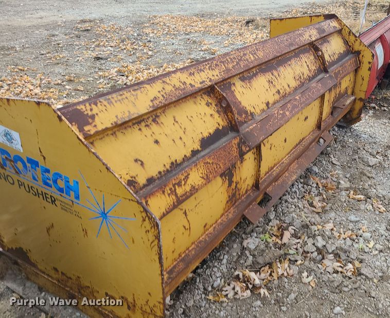image for item LJ9308 Protech  skid steer snow pusher
