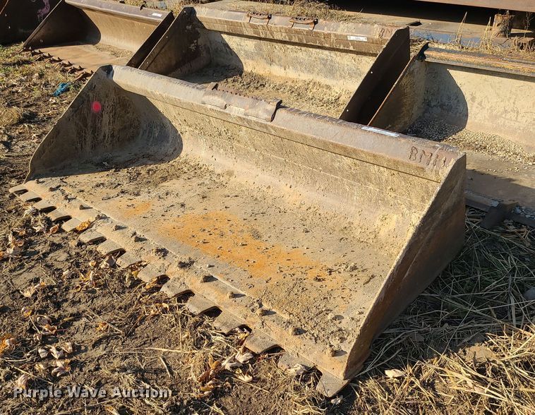 image for item LJ9313 84" W skid steer bucket