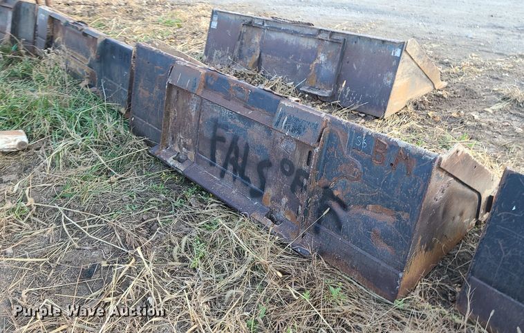 image for item LJ9315 84" W skid steer bucket