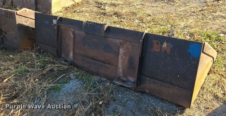 image for item LJ9316 86" W skid steer bucket
