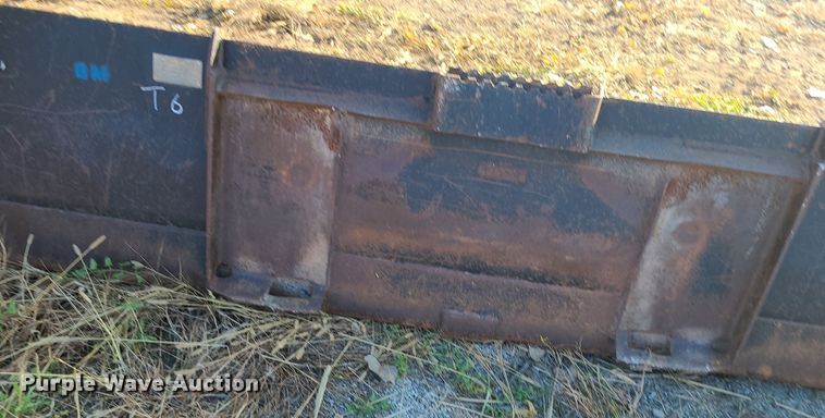 image for item LJ9316 86" W skid steer bucket