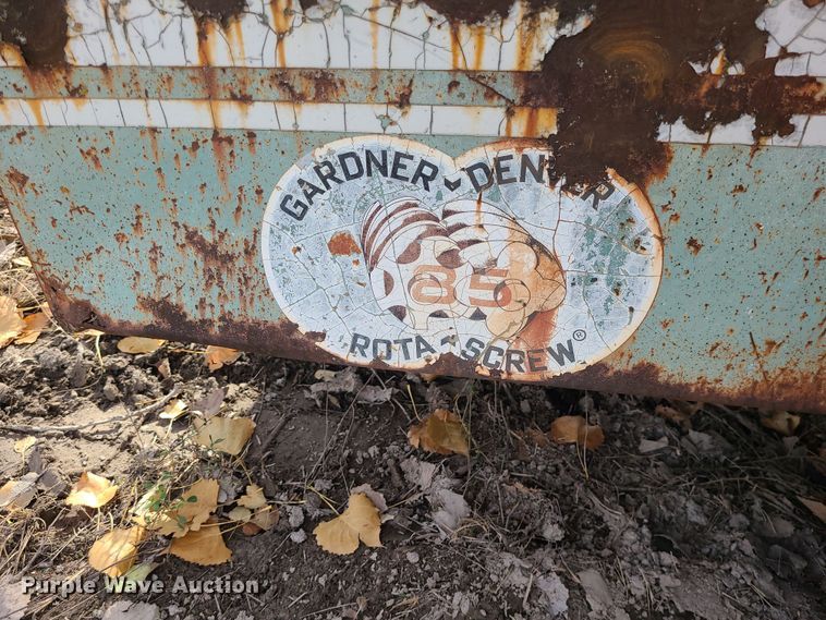 image for item LJ9350 Gardner Denver 85  air compressor