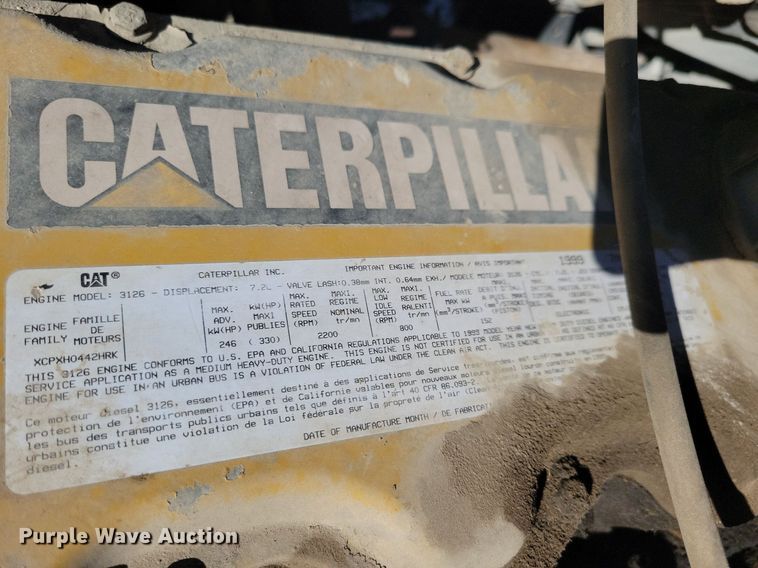 image for item LO9825 1999 Chevrolet C6500  dump truck