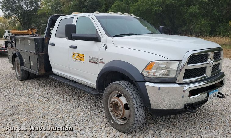 image for item LO9830 2014 Dodge Ram 5500  flatbed truck