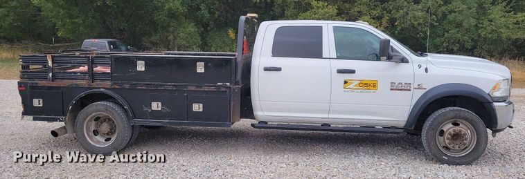 image for item LO9830 2014 Dodge Ram 5500  flatbed truck