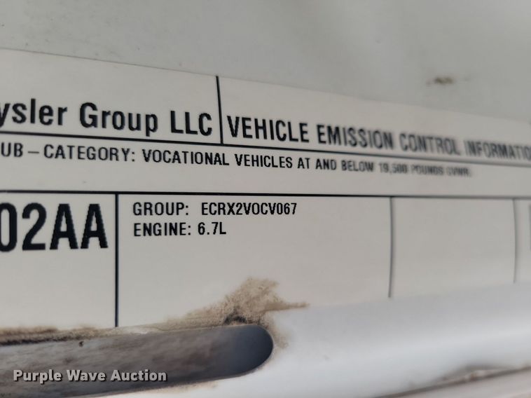 image for item LO9830 2014 Dodge Ram 5500  flatbed truck