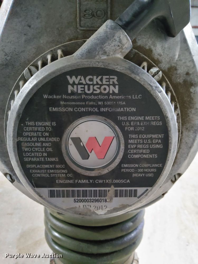 image for item LO9833 Wacker Neuson BS60-2i  plate compactor