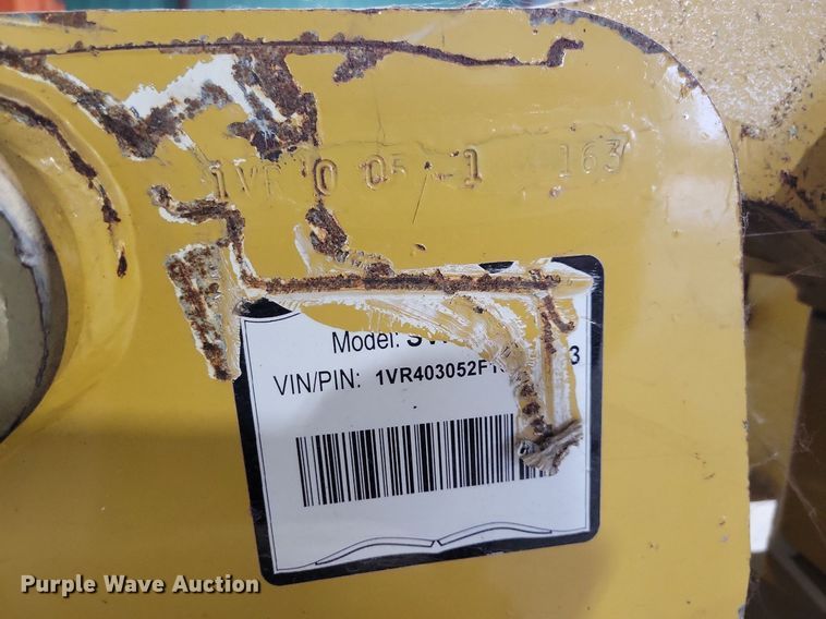 image for item LO9835 2015 Vermeer SVP18  compact utility loader vibratory plow