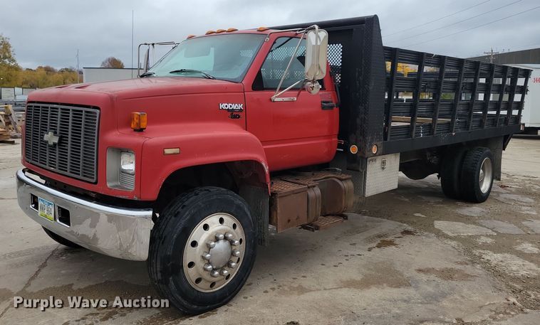 image for item LO9911 1994 Chevrolet Kodiak C5500  flatbed truck